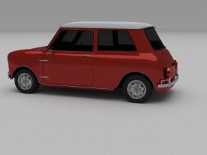 mini cooper hdri Modelo 3D