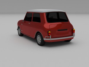 mini cooper hdri Modelo 3D