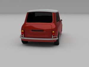 mini cooper hdri Modelo 3D