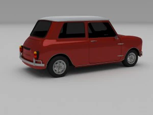 mini cooper hdri 3D Model