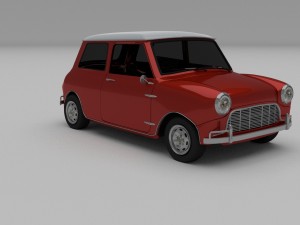 mini cooper hdri Modelo 3D