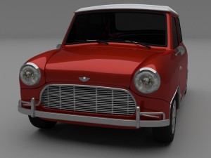 mini cooper hdri Modelo 3D
