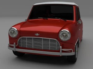 mini cooper hdri 3D Model