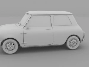 mini cooper hdri 3D Model