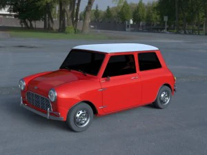 mini cooper hdri 3D Model