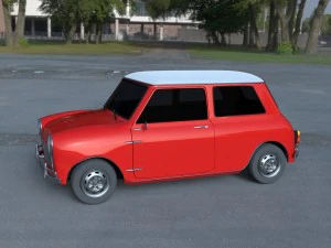 mini cooper hdri 3D Model