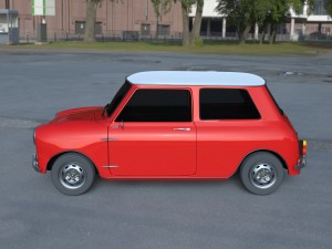 mini cooper hdri Modelo 3D