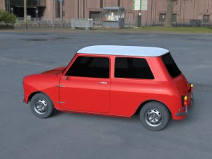 mini cooper hdri 3D Model