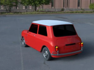 mini cooper hdri 3D Model