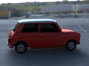 mini cooper hdri 3D Model