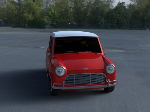 mini cooper hdri Modelo 3D