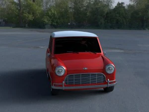 mini cooper hdri 3D Model
