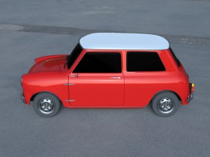 mini cooper hdri Modelo 3D