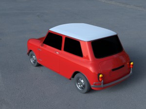 mini cooper hdri Modelo 3D