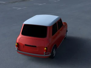 mini cooper hdri 3D Model