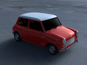 mini cooper hdri Modelo 3D