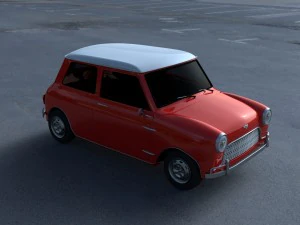 mini cooper hdri 3D Model