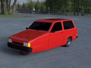robin reliant hdri 3D Model