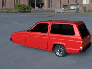 robin reliant hdri Modelo 3D