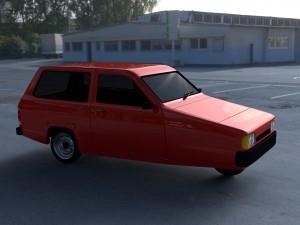 robin reliant hdri Modelo 3D