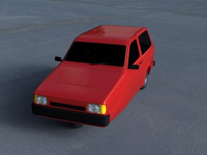 robin reliant hdri Modelo 3D