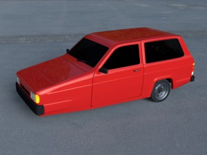 robin reliant hdri Modelo 3D