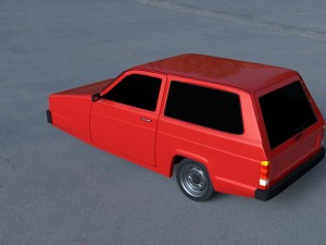 robin reliant hdri Modelo 3D