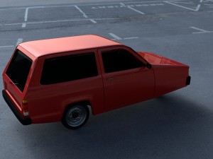 robin reliant hdri Modelo 3D