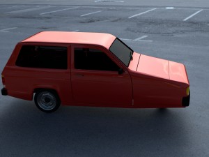 robin reliant hdri Modelo 3D