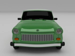 trabant 601 estate hdri 3D Model