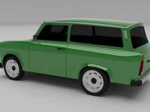 trabant 601 estate hdri Modelo 3D