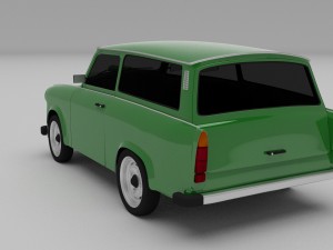 trabant 601 estate hdri Modelo 3D