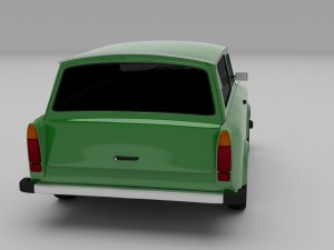 trabant 601 estate hdri Modelo 3D
