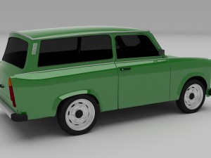 trabant 601 estate hdri Modelo 3D