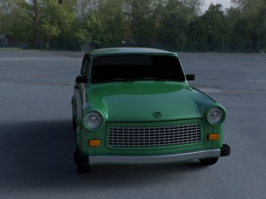 trabant 601 estate hdri Modelo 3D