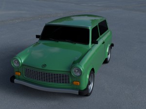 trabant 601 estate hdri Modelo 3D