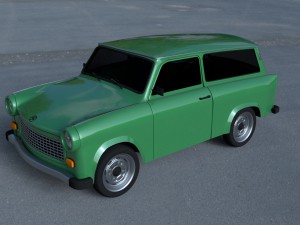 trabant 601 estate hdri Modelo 3D