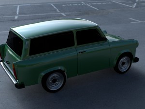 trabant 601 estate hdri Modelo 3D