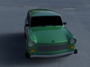 trabant 601 estate hdri Modelo 3D