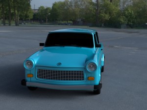 trabant 601 hdri Model 3D