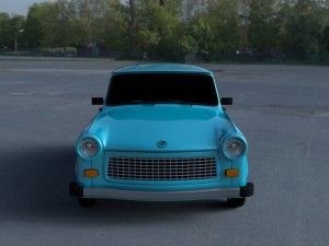 trabant 601 hdri Model 3D