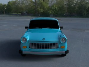 trabant 601 hdri 3D Model