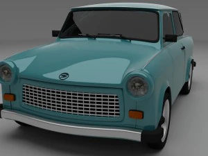 trabant 601 hdri 3D Model