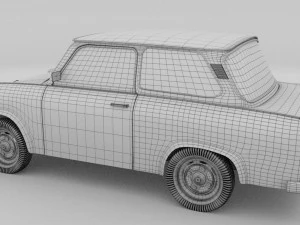trabant 601 hdri 3D Model