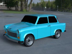 trabant 601 hdri 3D Model