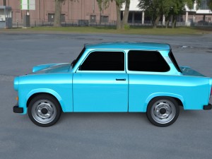 trabant 601 hdri Model 3D