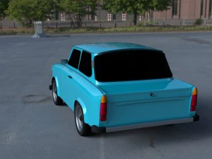 trabant 601 hdri 3D Model