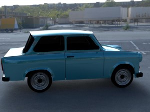 trabant 601 hdri Model 3D