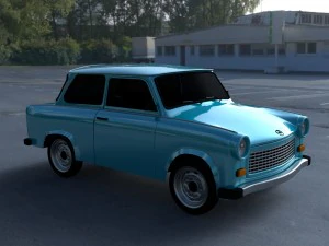 trabant 601 hdri 3D Model