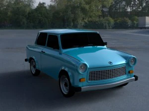 trabant 601 hdri 3D Model